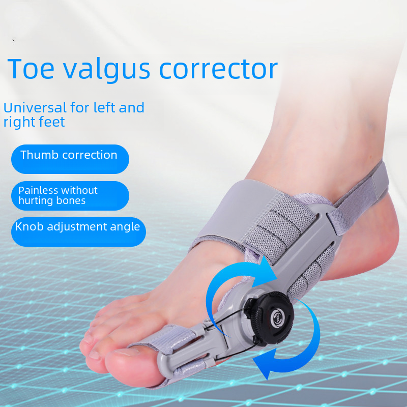 Upgraded adjustable bunion corrector with cushioned straps and adjustable fit for toe alignment and pain relief.