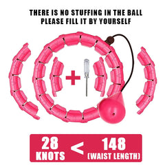 Smart Weighted Fit Hoop from My Store with adjustable weights and a durable design for effective fitness workouts.