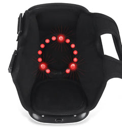 Electric relaxing knee massager by My Store with adjustable straps and heated therapy for soothing knee pain relief.