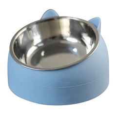 Ceramic cat bowl for feeding, featuring a simple design, with a wide opening and a durable surface for cats.