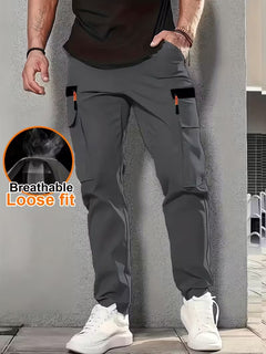 Mens Loose-fit Workwear Long Pants
