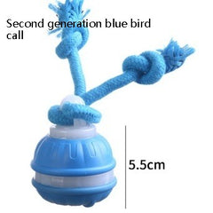 Interactive Pet Rolling Ball Toy from My Store, USB rechargeable plastic ball with colorful patterns for cats and dogs.