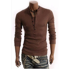 Men's British style V-neck T-shirt from My Store, showcasing a classic fit in comfortable fabric.
