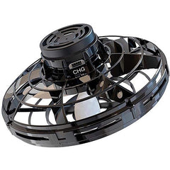 Flynova Mini UFO Spinner toy with glowing LED lights and spinning motion, designed for fun and entertainment.
