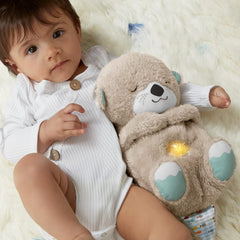 Soft Breathing Bear Soothing Plush by My Store featuring a cuddly teddy bear with calming design and gentle colors.