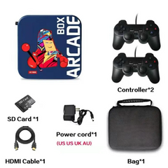 4K HD TV game console box by My Store with sleek design and multiple ports for gaming and entertainment.
