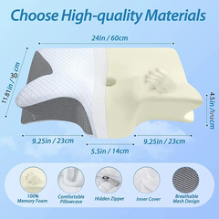My Store neck pillow with ergonomic design, soft fabric cover, and adjustable strap for comfortable travel support.