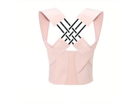 Unisex posture corrector back brace with adjustable straps and supportive design for improved spinal alignment and back support.