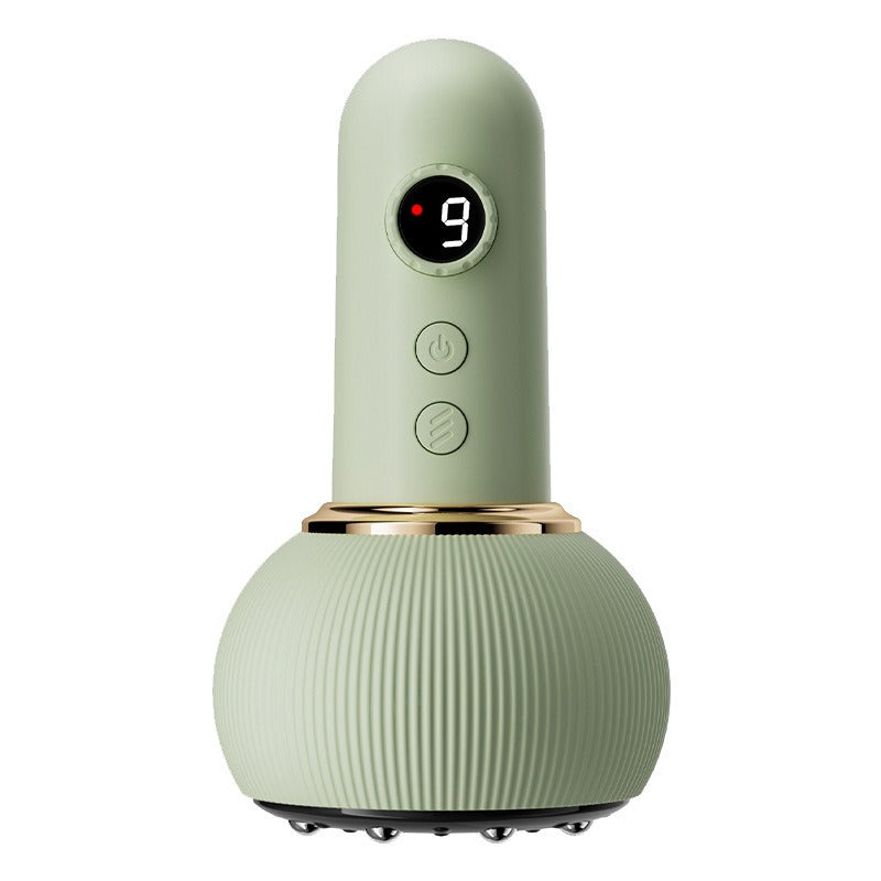 Electric Meridian Body Massage Brush from My Store showing a sleek handheld device with bristle head for relaxing massage therapy.