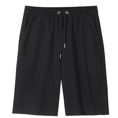 Men's summer casual sport shorts in lightweight fabric with elastic waistband and side pockets, perfect for active wear.