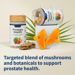 Nitric Oxide and Saw Palmetto capsule set in bottles with label showing supplement ingredients and health benefits.