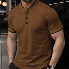 Men's casual short-sleeve top from My Store, featuring a comfortable fit and versatile style, shown in a 3D image.