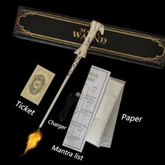 Fire-breathing magic wand toy from My Store, showcasing a colorful wand with flame-like design and magical effects.