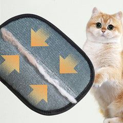 Pet grooming glove from My Store featuring soft silicone bristles for easy pet hair removal and grooming.