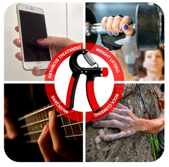 My Store PowerGrip Strength Trainer with textured grip and adjustable resistance for hand and forearm exercise.