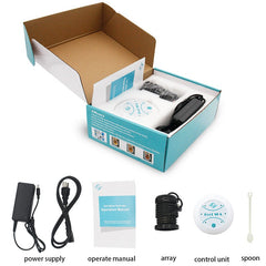 Portable My Store Mini Foot Massager with ion foot bath, showing compact design and foot soaking basin for relaxation.