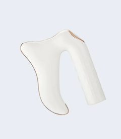 Smart Relax Gua Sha Massager from My Store, close-up of the jade stone tool used for facial and body massage therapy.