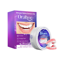 Natural modified teeth dentures from My Store, showing a full set of realistic upper and lower dental prosthetics.