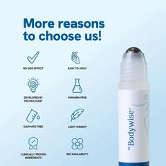 My Store Hair Ball Essence Rosemary Growth Oil bottle with label, featuring natural ingredients and a clear plastic cap.
