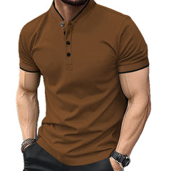 Men's casual short-sleeve top from My Store featuring a versatile and comfortable design, shown in a relaxed fit.