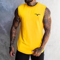 Men's casual sleeveless shirt with printed design, stylish and comfortable, from My Store.