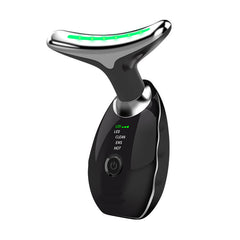 My Store beauty facial massager with 7 color options, wavy design, microcurrent technology for skin tightening on face and neck.