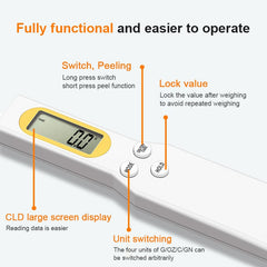 Digital measuring spoon scale mini by My Store showing a compact stainless steel spoon with digital display for precise measurements