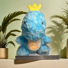 Soft plush baby soothing music toy with colorful design and musical features for calming infants.