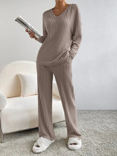 Casual 2-piece loungewear set from My Store featuring a comfortable top and matching pants in soft fabric.