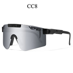 Pair of fashionable sunglasses with dark lenses and black frames, perfect for stylish sun protection.