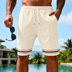 Men's breathable loose-fitting athletic shorts in lightweight fabric, ideal for sports and casual wear.
