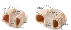 Fiber toe separator from My Store, showing a close-up of the soft, flexible silicone toe spacer for foot alignment.