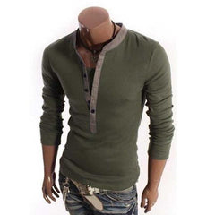 British style men's V-neck T-shirt in classic design, featuring a V-neck collar and casual fit, ideal for everyday wear.