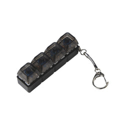 Transparent PC shaft tester with built-in light, showcasing the clear plastic shaft and illuminated testing features.