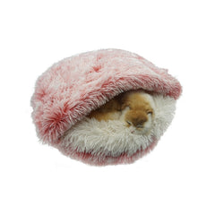 Soft 2-in-1 pet bed from My Store with cozy cushion and washable cover, ideal for small dogs and cats.