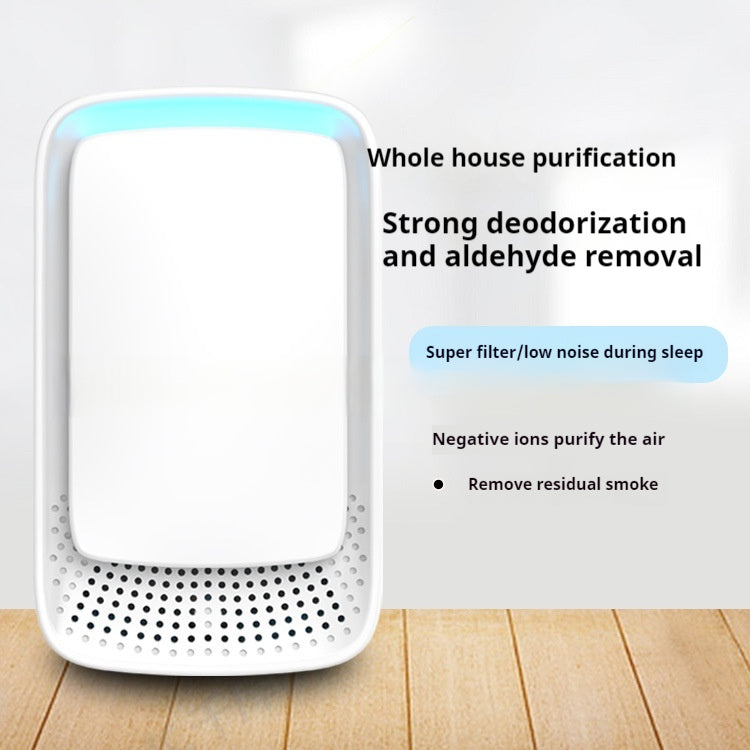 Air purifier from My Store with sleek white design, featuring vents and control panel on top for air filtration and clean air circulation.