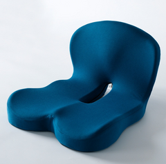 Memory foam ergonomic cushion from My Store, showing a soft, contoured seat cushion with a fabric cover for comfort and support.