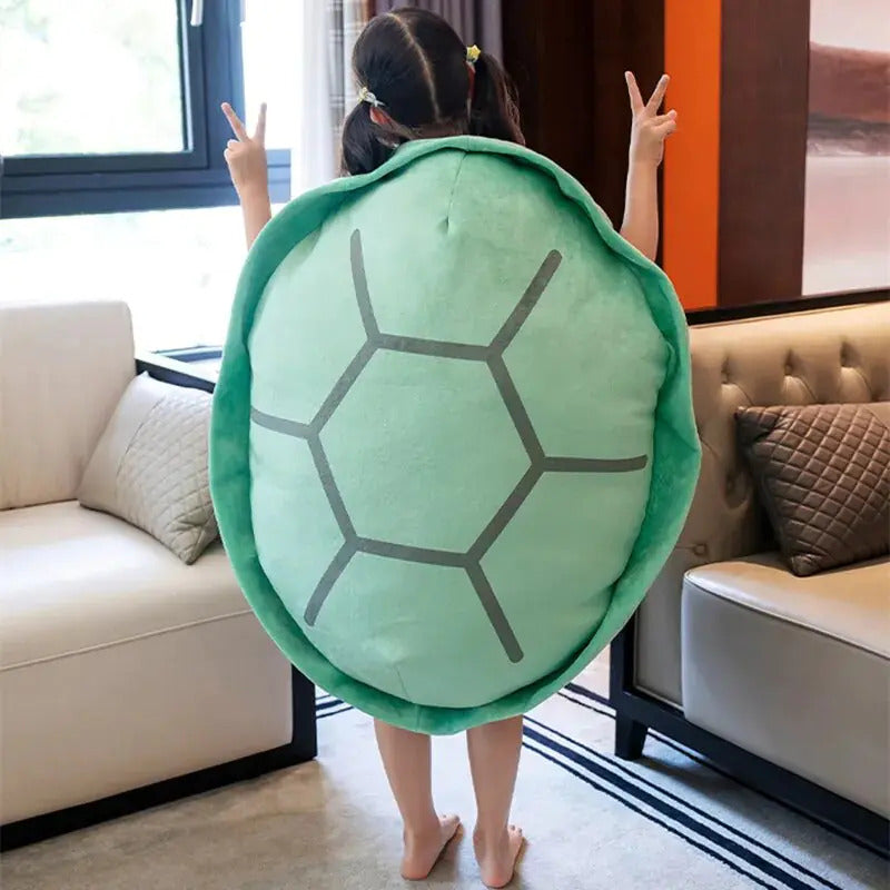 Wearable turtle shell pillow from My Store showing a soft, plush turtle shell design ideal for comfortable rest.
