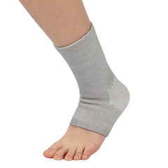 Elastic sports ankle support socks by My Store, shown in white with reinforced heel and arch support for athletic comfort.