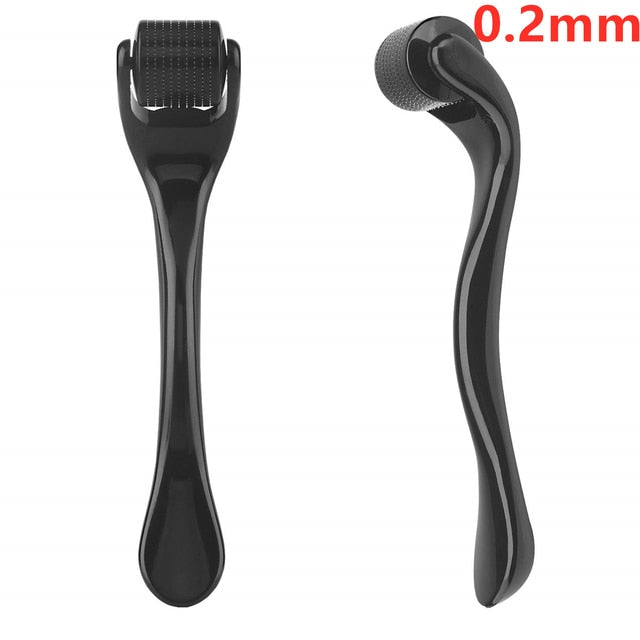 My Store Derma Face Roller with stainless steel rollers for facial massage and skin rejuvenation.