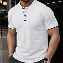 Men's versatile casual short-sleeve top from My Store, shown in a relaxed fit with a crew neck and lightweight fabric.