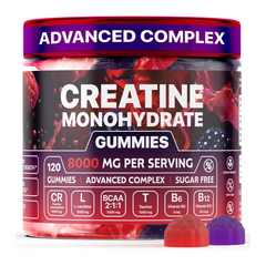 Muscle Boost Gummies by My Store showing colorful fruit-flavored gummy supplements for muscle support and recovery.