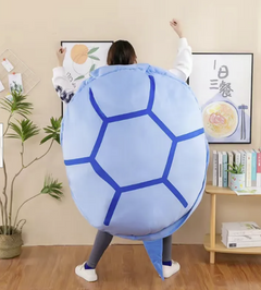 Wearable turtle shell pillow from My Store showing a soft, plush pillow designed to resemble a turtle shell for comfortable wear.