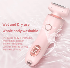 Electric Duo Shave by My Store, close-up of the dual-head electric shaver with ergonomic handle and sleek design.