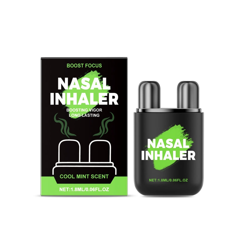 Nasal inhaler 1.8ml by My Store, compact plastic container with a clear cap for nasal breathing relief.