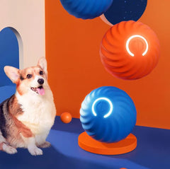 Rubber dog toy ball for pets, durable pet dog toy, suitable for chewing and fetching, in bright colors