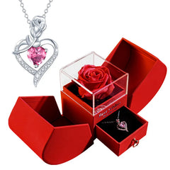 Christmas jewelry box necklace from My Store, showing a decorative jewelry case with a festive-themed necklace inside.