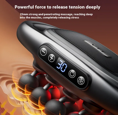 Deep tissue muscle massage gun with 8 and 16 heads by My Store, showing multiple attachment heads for targeted muscle relief.