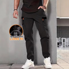 Mens Loose-fit Workwear Long Pants