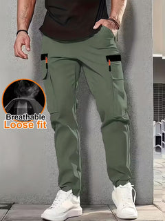 Mens Loose-fit Workwear Long Pants
